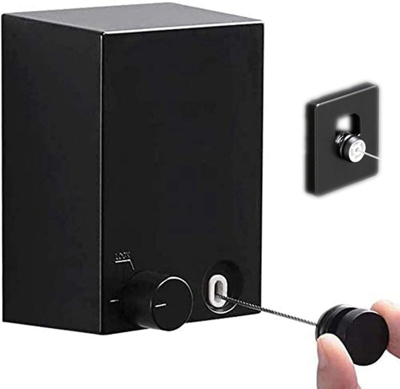 FlexiLine Teleskop-Wäscheleine | Rostfreier Stahl | Unsichtbares Design | Platzsparend für Zuhause