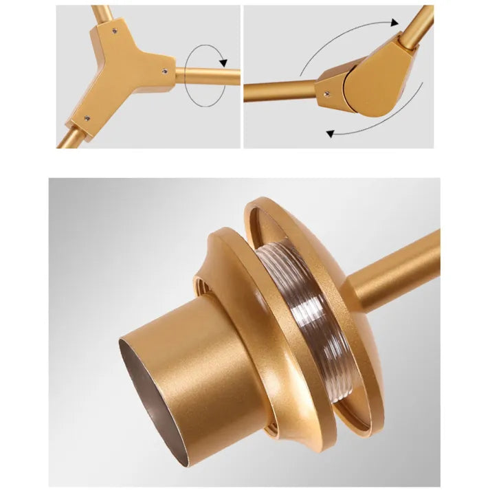 BubbleSphere Sputnik Kronleuchter mit Glaskugeln | Modernes Design | Luxuriöse Beleuchtung für Wohn- & Esszimmer