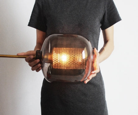 LumiSavanna Glas Pendelleuchte | Elegantes Lichtdesign | Dimmbar | Für Esszimmer & Wohnräume