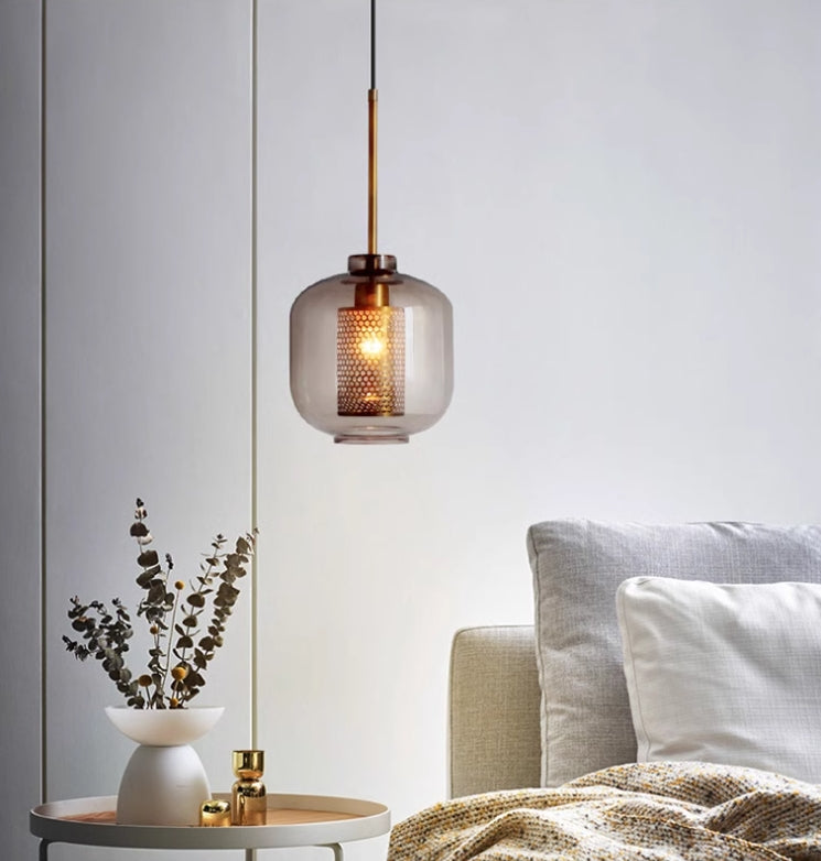 LumiSavanna Glas Pendelleuchte | Elegantes Lichtdesign | Dimmbar | Für Esszimmer & Wohnräume