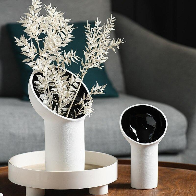 CosmoVase Keramikvasen im Galaxie-Design | Modern & Stilvoll | Perfekt für Blumen & Dekoration