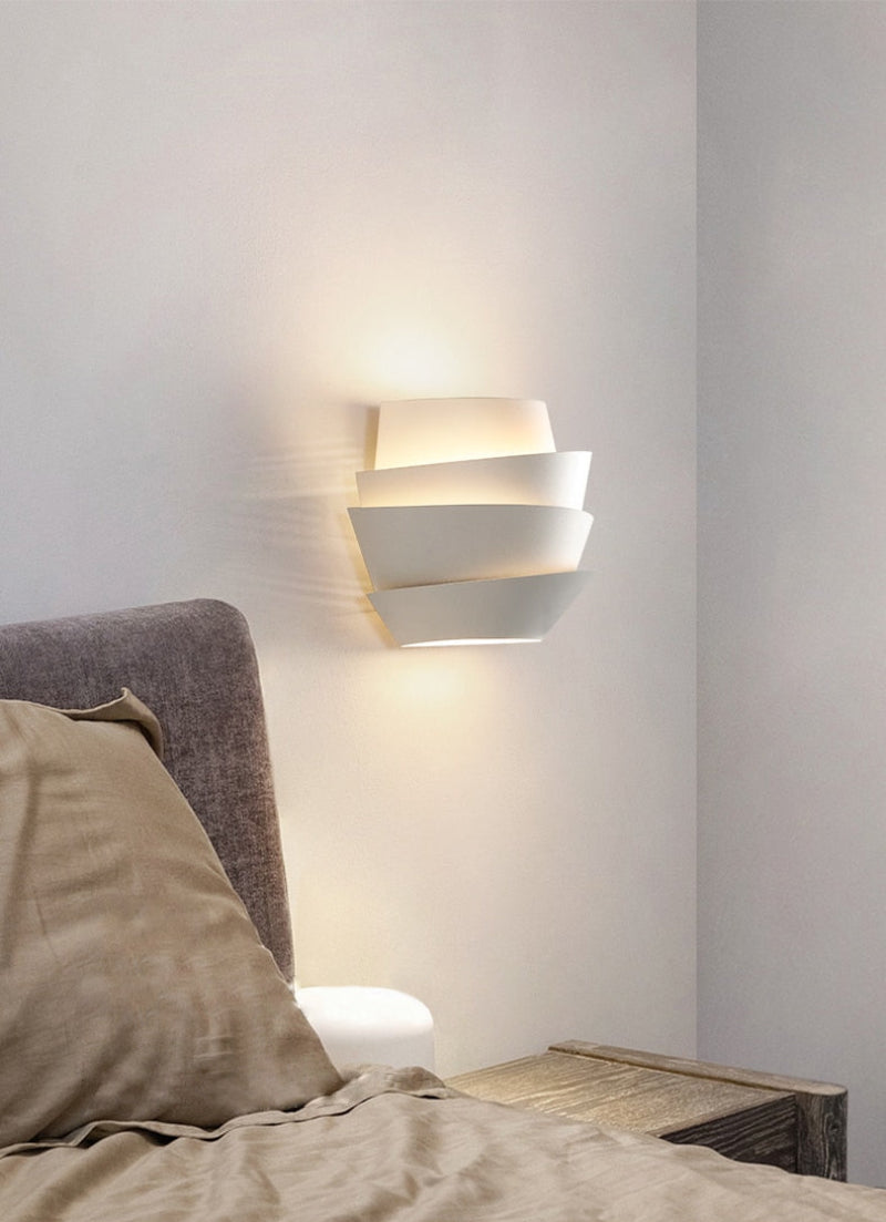 SpaceGlow LED-Wandleuchte | Minimalistische Beleuchtung in Weiß | Modernes Design