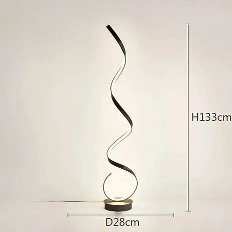 GlareNova Minimalistische LED Stehlampe | Zeitloses Design | Energieeffizient | Stilvolle Beleuchtung