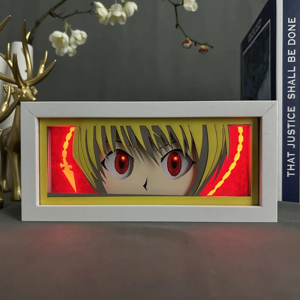 LumeShin 3D LED Nachttischlampe | Anime Stimmungslicht | Dekorative Lampe für Zuhause & Schlafzimmer | USB Nachtlicht