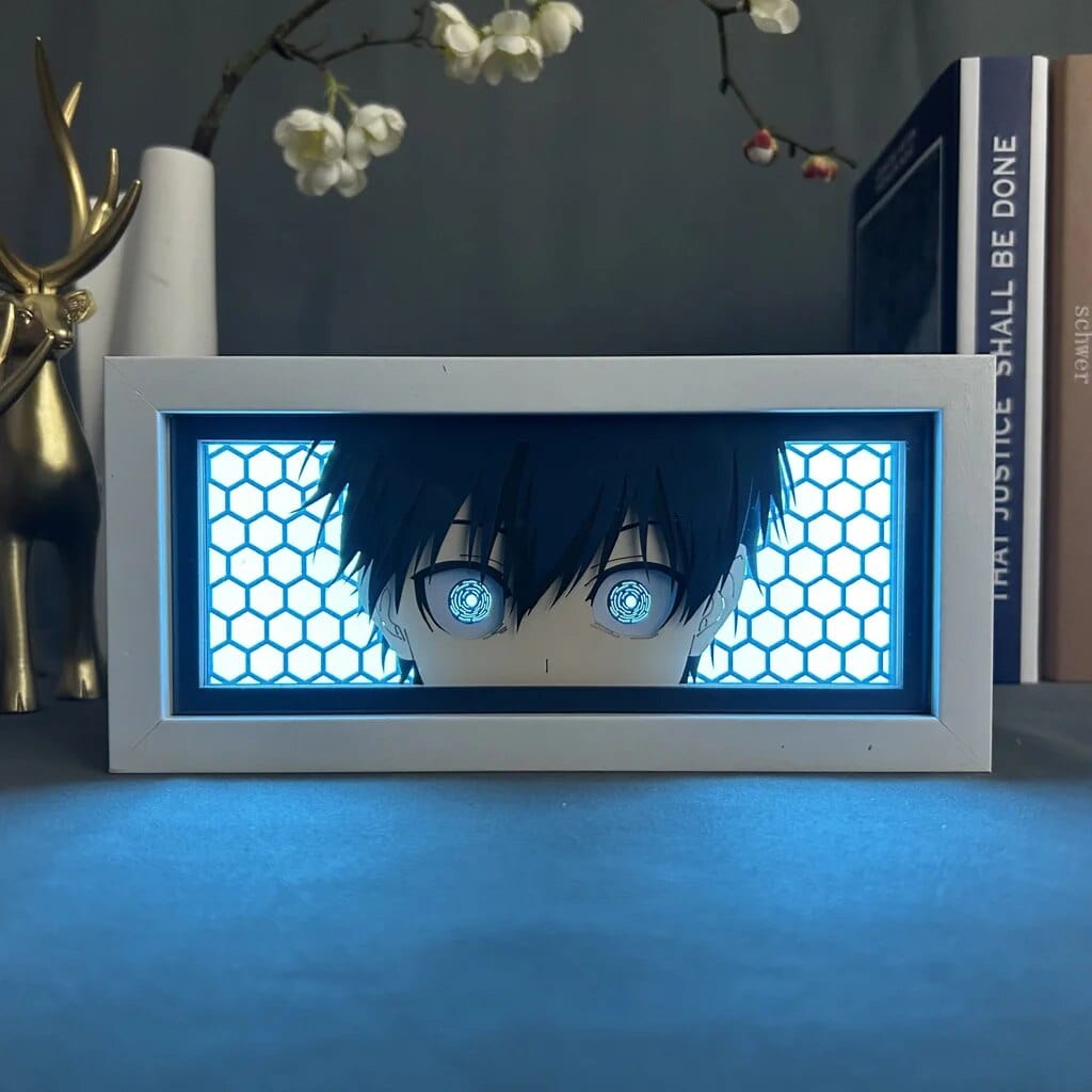 LumeShin 3D LED Nachttischlampe | Anime Stimmungslicht | Dekorative Lampe für Zuhause & Schlafzimmer | USB Nachtlicht