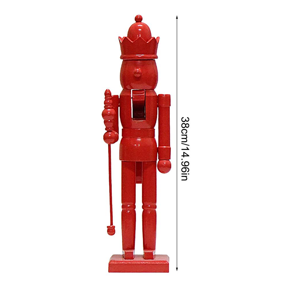 NutroKing Klassische Nussknacker Dekorationen | Handgefertigte Weihnachtsdeko | Traditioneller Holz-Look