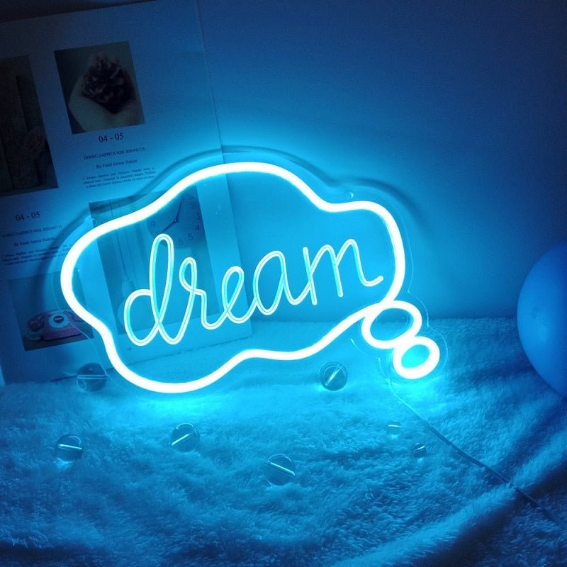 LumiDream Neon LED Wandlampe | Modernes Design | Perfekte Beleuchtung für Zuhause und Büro