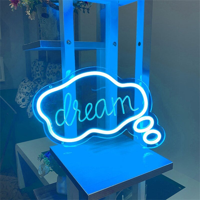 LumiDream Neon LED Wandlampe | Modernes Design | Perfekte Beleuchtung für Zuhause und Büro