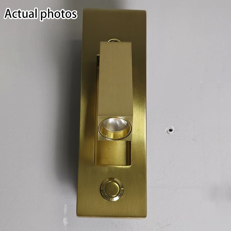 LineaGlow Minimalistische LED Wandleuchte | Rechteckiges Aluminium-Design | Mit Schalter & USB-Option