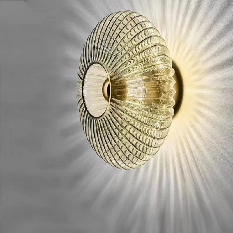 GlassArt Elegante Wandleuchte aus Glas | Edles Design | Warmes & Kaltes Licht