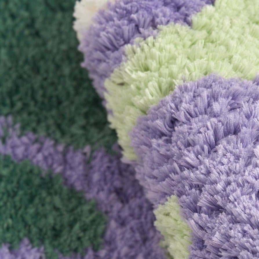 VeggieSoft Auberginen-Matte | Lustige Küchenmatte | Rutschfest & Wasserabweisend | Verschiedene Größen