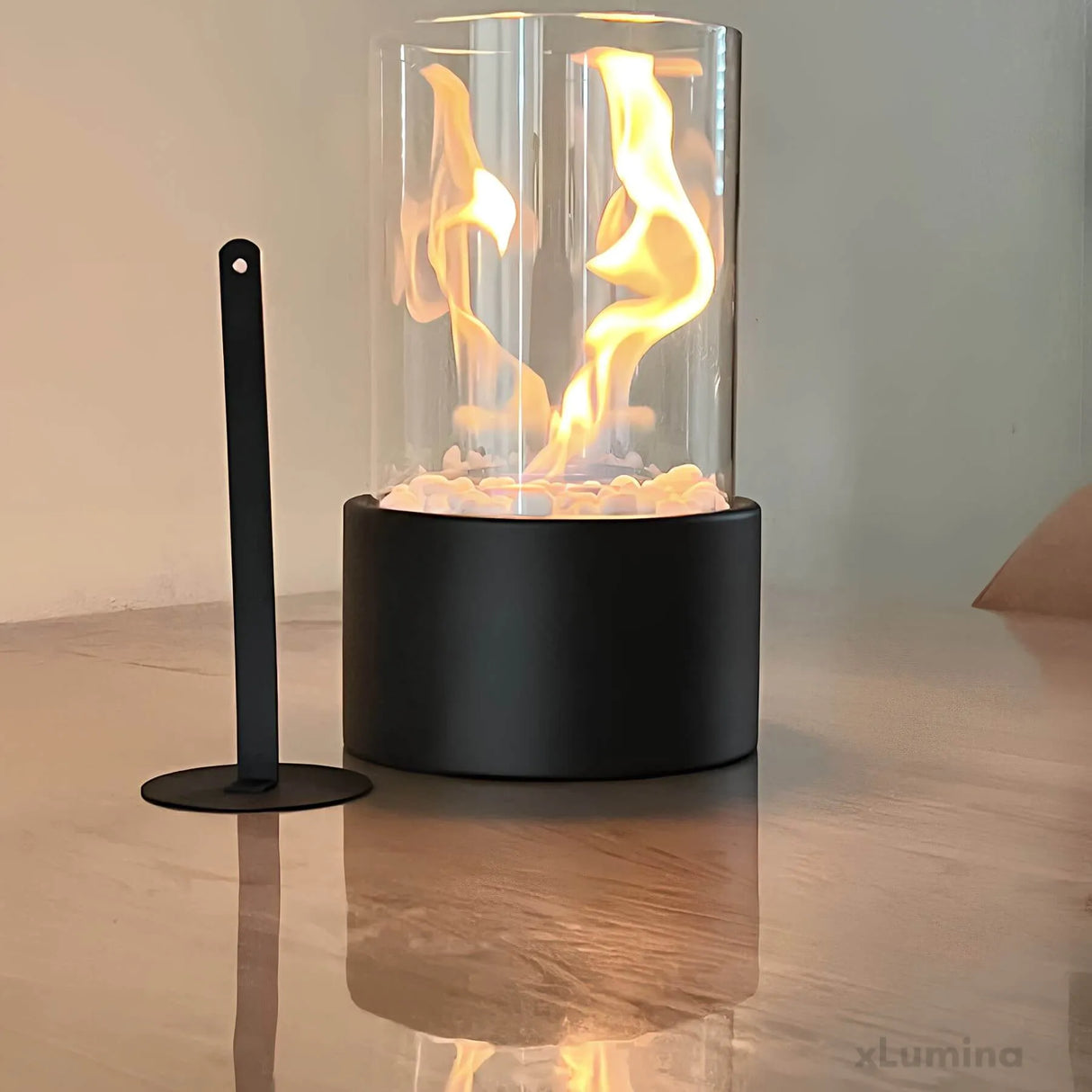 Flamea Öllampe | Dekorative Flammenleuchte | Windfest | Perfekt für Terrasse & Garten