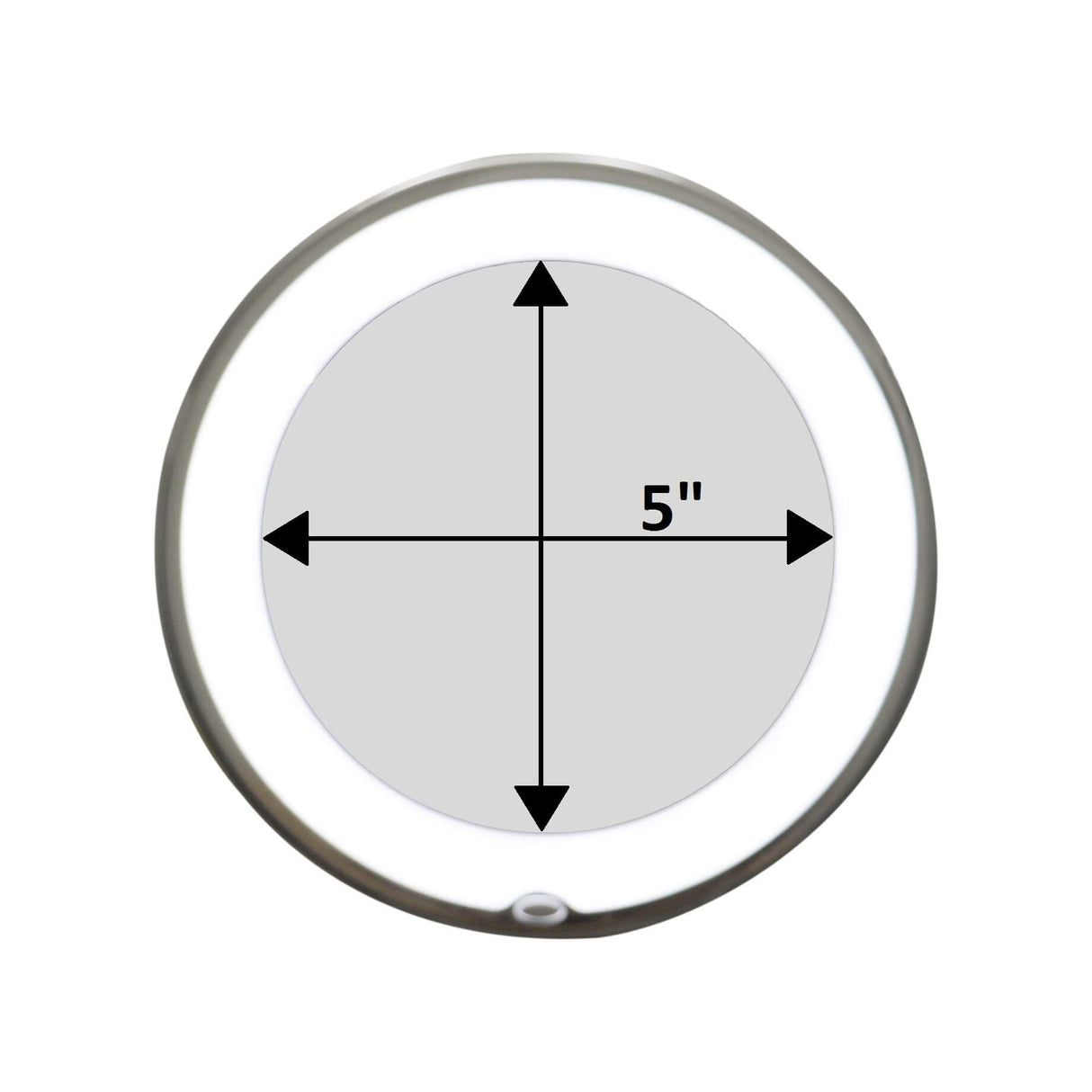 ReflectFlex LED-Vergrößerungsspiegel mit flexiblem Schwanenhals | 10-fache Vergrößerung | Tageslicht-LED | Kosmetikspiegel