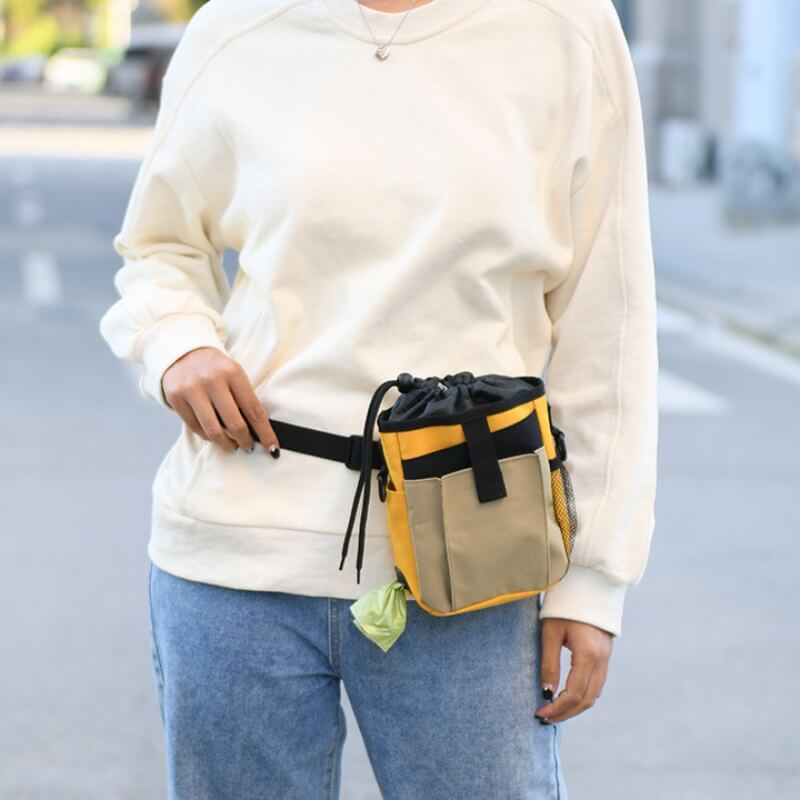 TreatTote Premium Hundeleckerli Trainingsbeutel | Praktisch | Wasserdicht | Für Hunde-Training