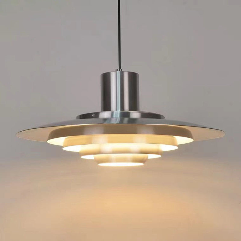 Nordura Aluminium Pendelleuchte | Moderne Hängelampe im nordischen Design | Verstellbare Höhenoptionen | Elegante Wohnbeleuchtung