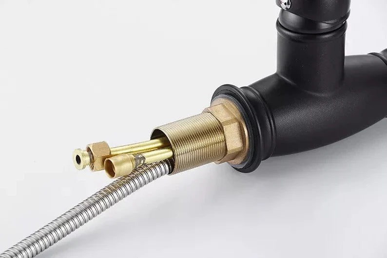 FlexFlow™ Versenkbare Küchenarmatur | Modernes Design | 360° Drehbar | Hochwertige Mischbatterie