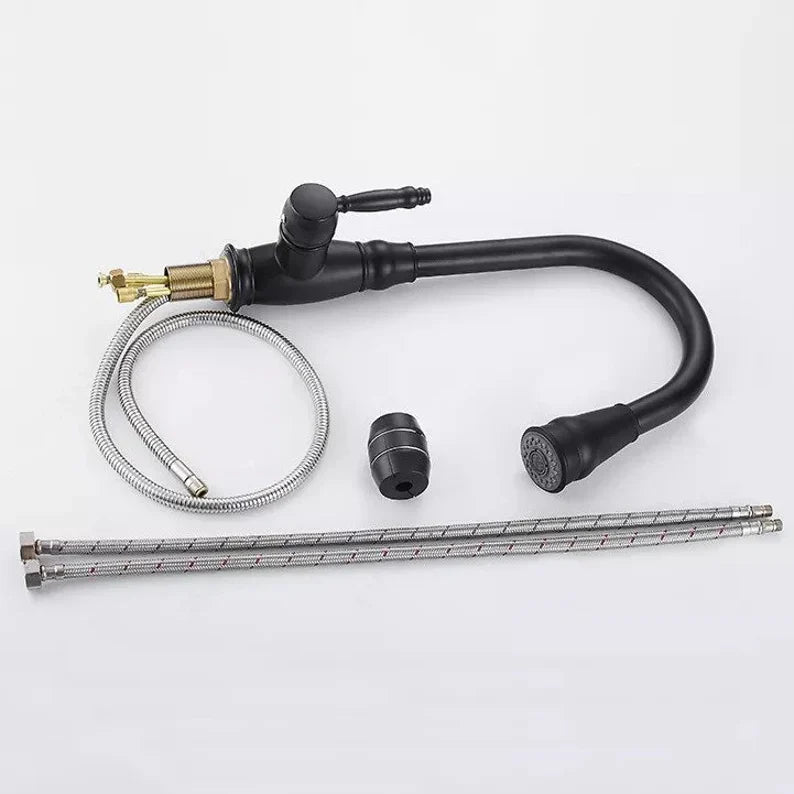 FlexFlow™ Versenkbare Küchenarmatur | Modernes Design | 360° Drehbar | Hochwertige Mischbatterie