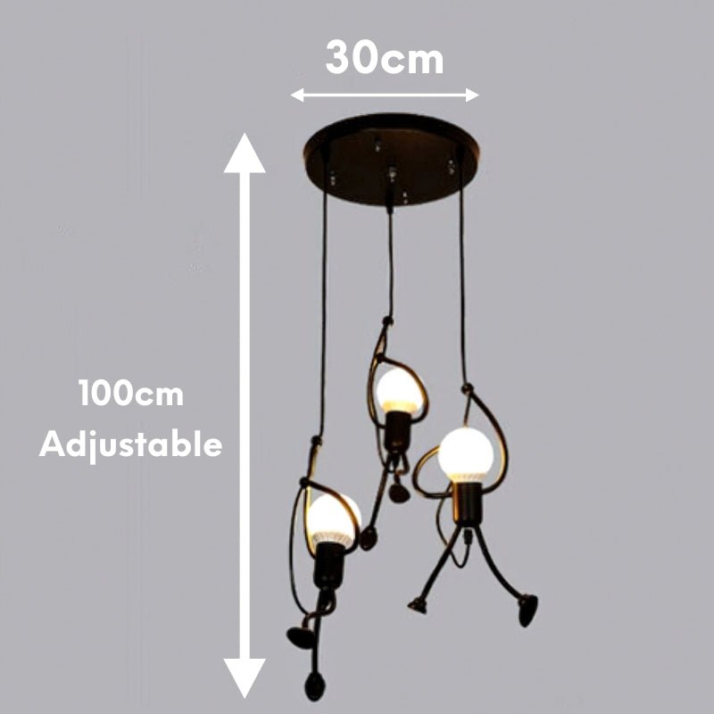 LoftSwing Hanging Man Wanddekoration | Lustige Deko | Entspannte Atmosphäre | Geschenkidee