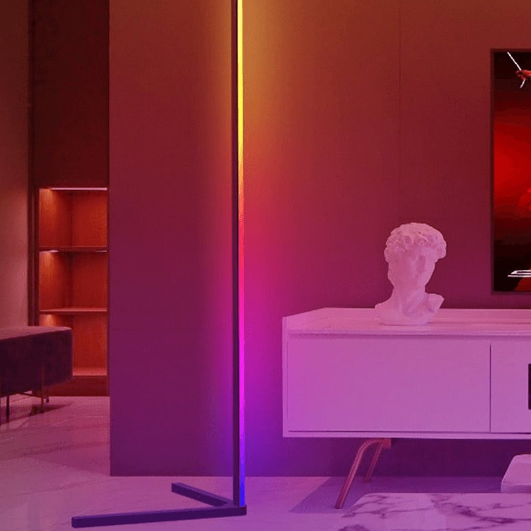 HelioLux Stehlampe | Modernes LED Design | Stimmungslicht für Wohnzimmer & Büro | Dimmbar