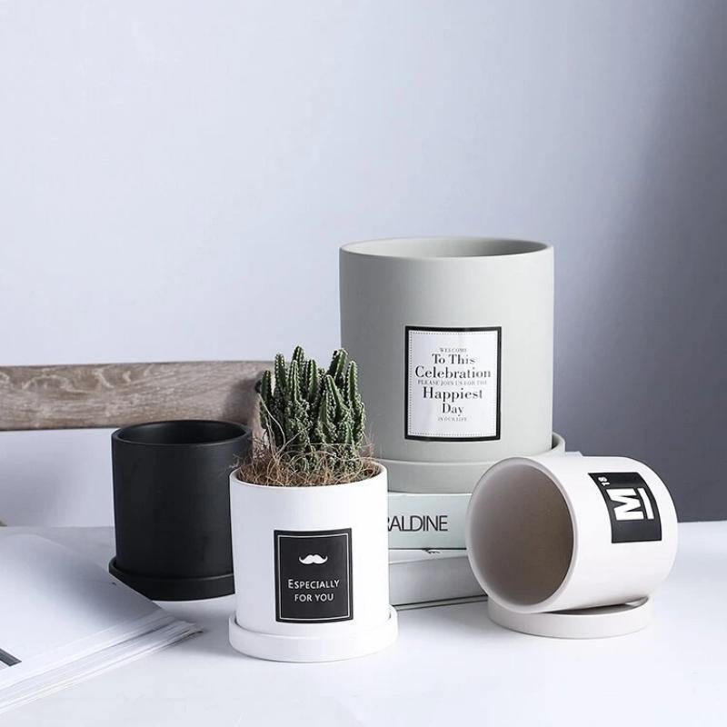 HudsonPlan Blumentopf Kollektion | Moderne Vasen & Pflanzgefäße | Minimalistisches Design | Dekorative Pflanzkübel