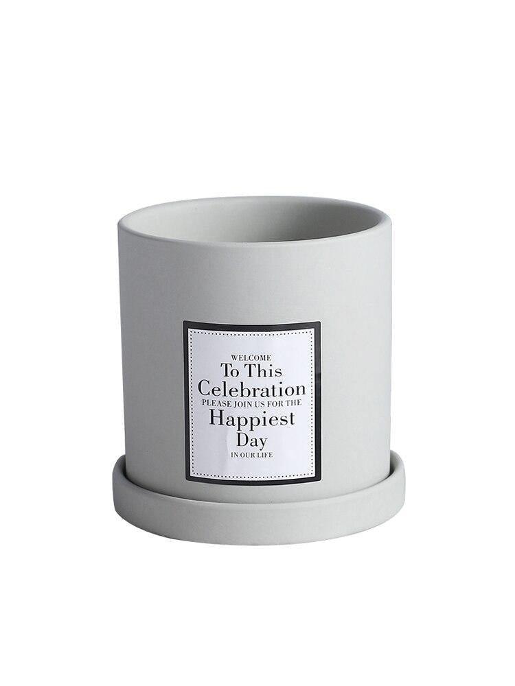 HudsonPlan Blumentopf Kollektion | Moderne Vasen & Pflanzgefäße | Minimalistisches Design | Dekorative Pflanzkübel