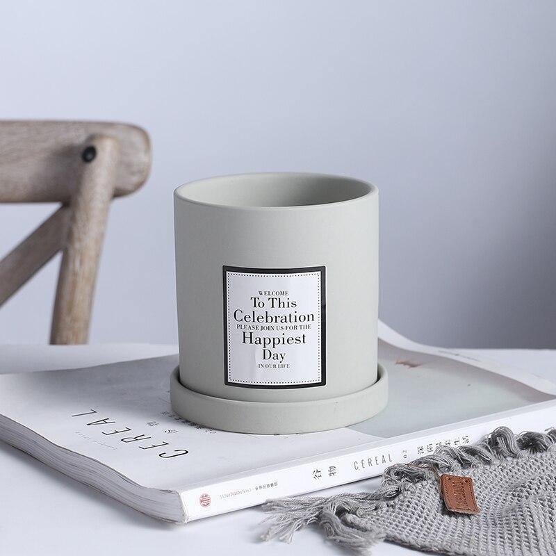 HudsonPlan Blumentopf Kollektion | Moderne Vasen & Pflanzgefäße | Minimalistisches Design | Dekorative Pflanzkübel