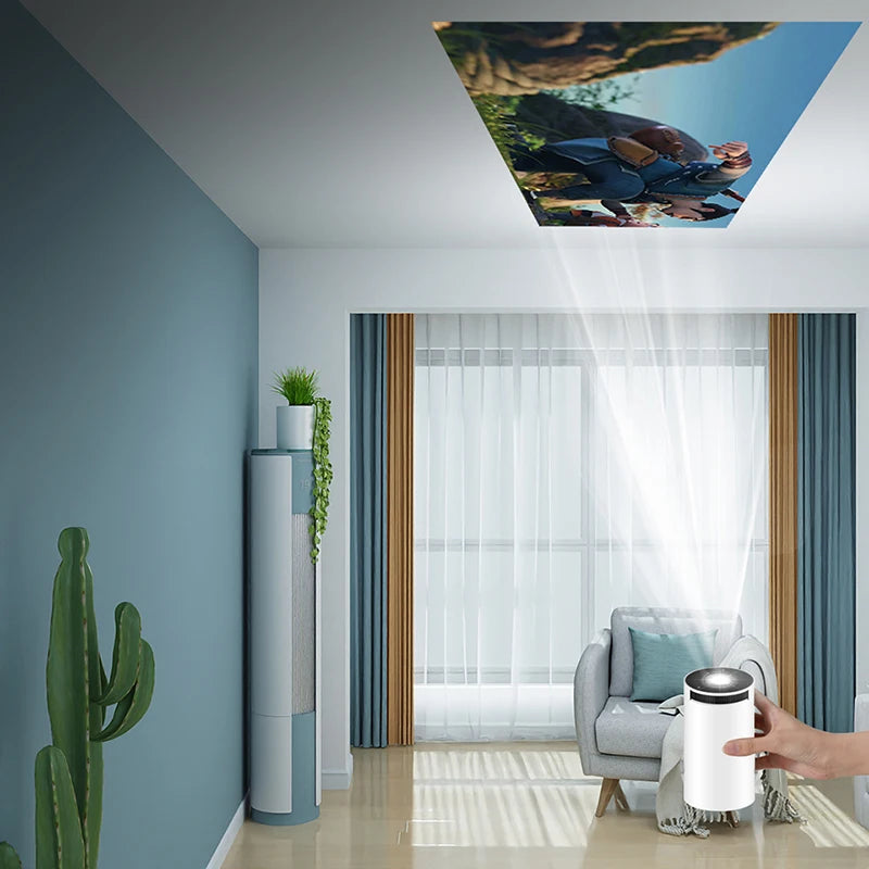 Vision4K Android Projektor Pro | 4K UHD Beamer | WLAN & Bluetooth | Heimkino & Streaming