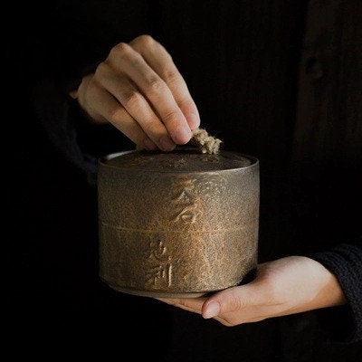 CeramoServe Steinzeug-Kanisterset | Modernes Design | Vorratsbehälter mit Deckel | Ideal für Küche & Haushalt