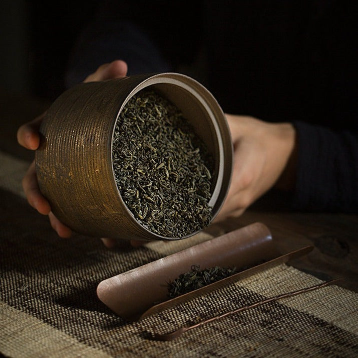 CeramoServe Steinzeug-Kanisterset | Modernes Design | Vorratsbehälter mit Deckel | Ideal für Küche & Haushalt