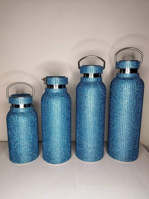 DiamondTherm Glitzer-Vakuumflasche | Doppelschicht-Edelstahl | Thermosflasche für Sport & Reisen