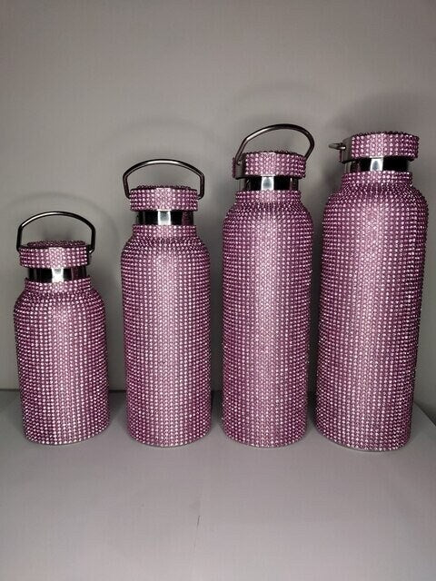 DiamondTherm Glitzer-Vakuumflasche | Doppelschicht-Edelstahl | Thermosflasche für Sport & Reisen