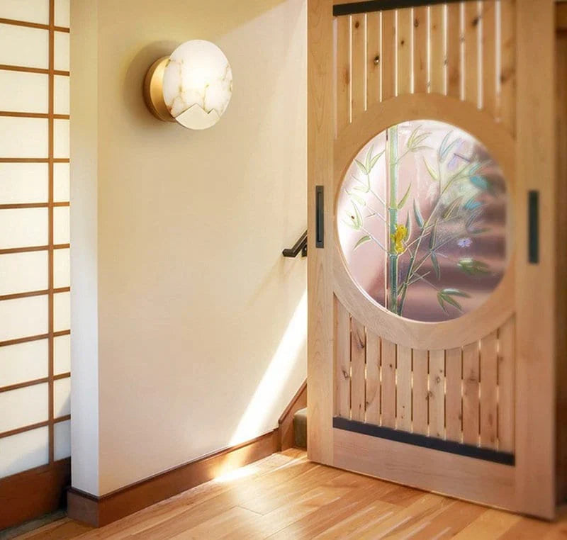 Marvello Nordic Minimalistische Marmor Wandleuchte | Modernes Design | Energiesparend | Elegante Wandbeleuchtung