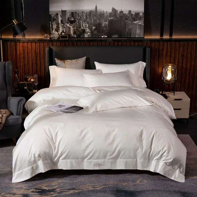 DreamLuxe Bettdecken-Set | Ägyptische Baumwolle | 700 Fadenzahl | Premium Qualität