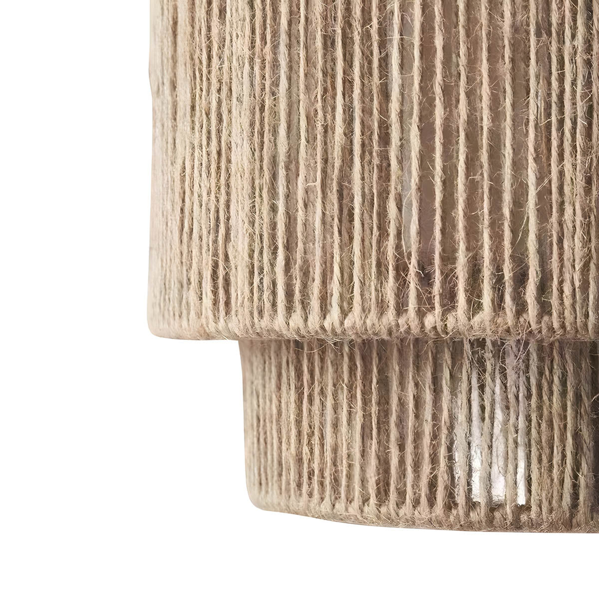 RopeLuxe Rustikale Hanf-Seilleuchte | Boho Design | Pendelleuchte für Wohnzimmer & Esszimmer