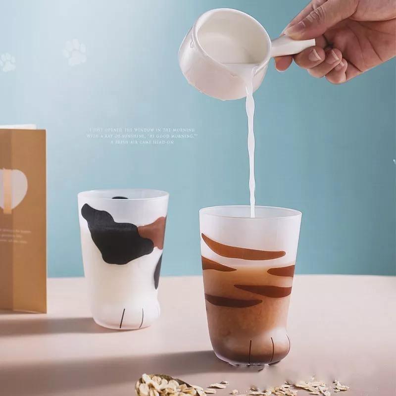 PawfectGlass Katzenpfoten-Design Gläser | Niedliche Trinkgläser für Zuhause | Deko & Funktion