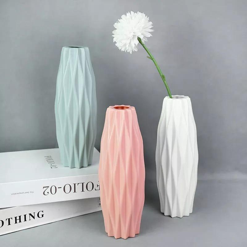 FormaSlim Geometrische Blumenvase | Schmale Vase | Modernes Design | Dekoration für Zuhause & Büro