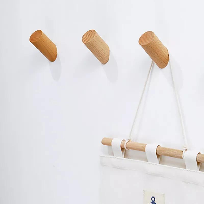 HookMate Wandhaken aus Holz | Platzsparend | Minimalistisches Design | Robuste Garderobe | Dekorativ und Praktisch