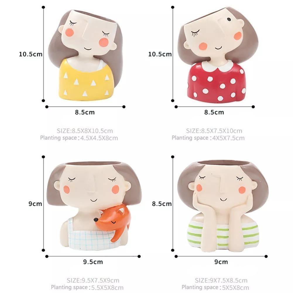 PlantJoy Keramik-Pflanztopf | Fröhliches Design | Handbemalt | Perfekt für Zimmerpflanzen