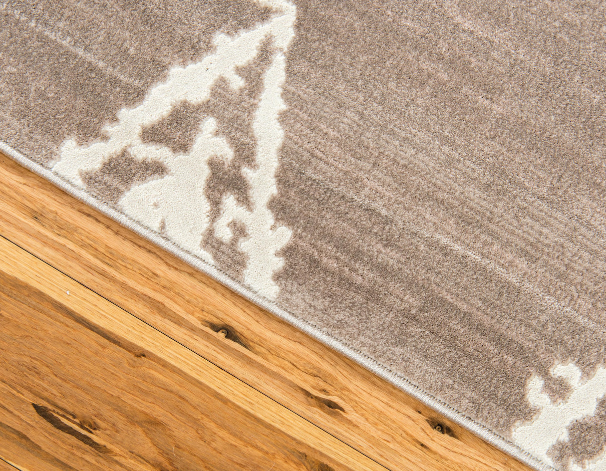 Rautanova Moderner Teppich mit verblasstem Rautenmuster | Weich & Strapazierfähig | Perfekt für Wohnzimmer & Schlafzimmer