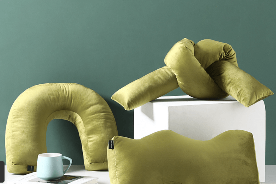 Velvona Retro Design Kissen | Weicher Samtbezug | Dekokissen für Wohnzimmer & Schlafzimmer | In Verschiedenen Formen