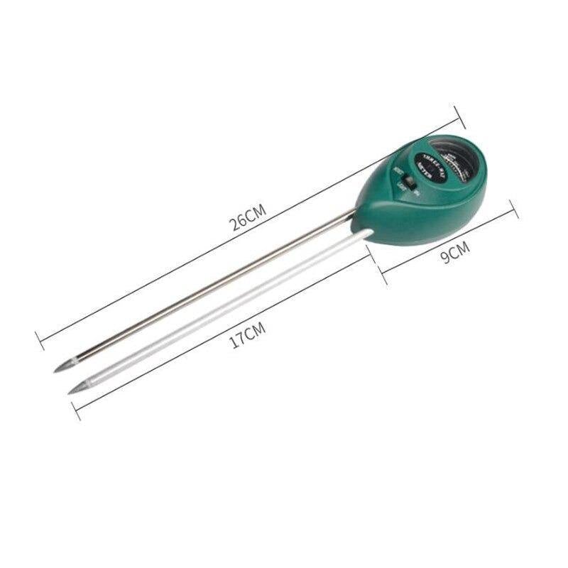 SoilSense 3-in-1 Bodenmessgerät | Feuchtigkeits-, Licht- und pH-Tester | Batterielos für Garten und Pflanzen