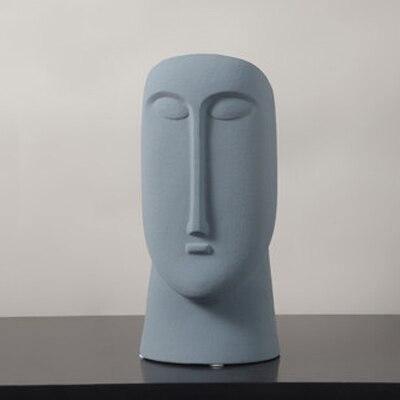 ArtVisage Abstrakte Gesichtsvase | Skulpturales Design | Handgefertigte Deko-Vase | Modernes Wohnaccessoire