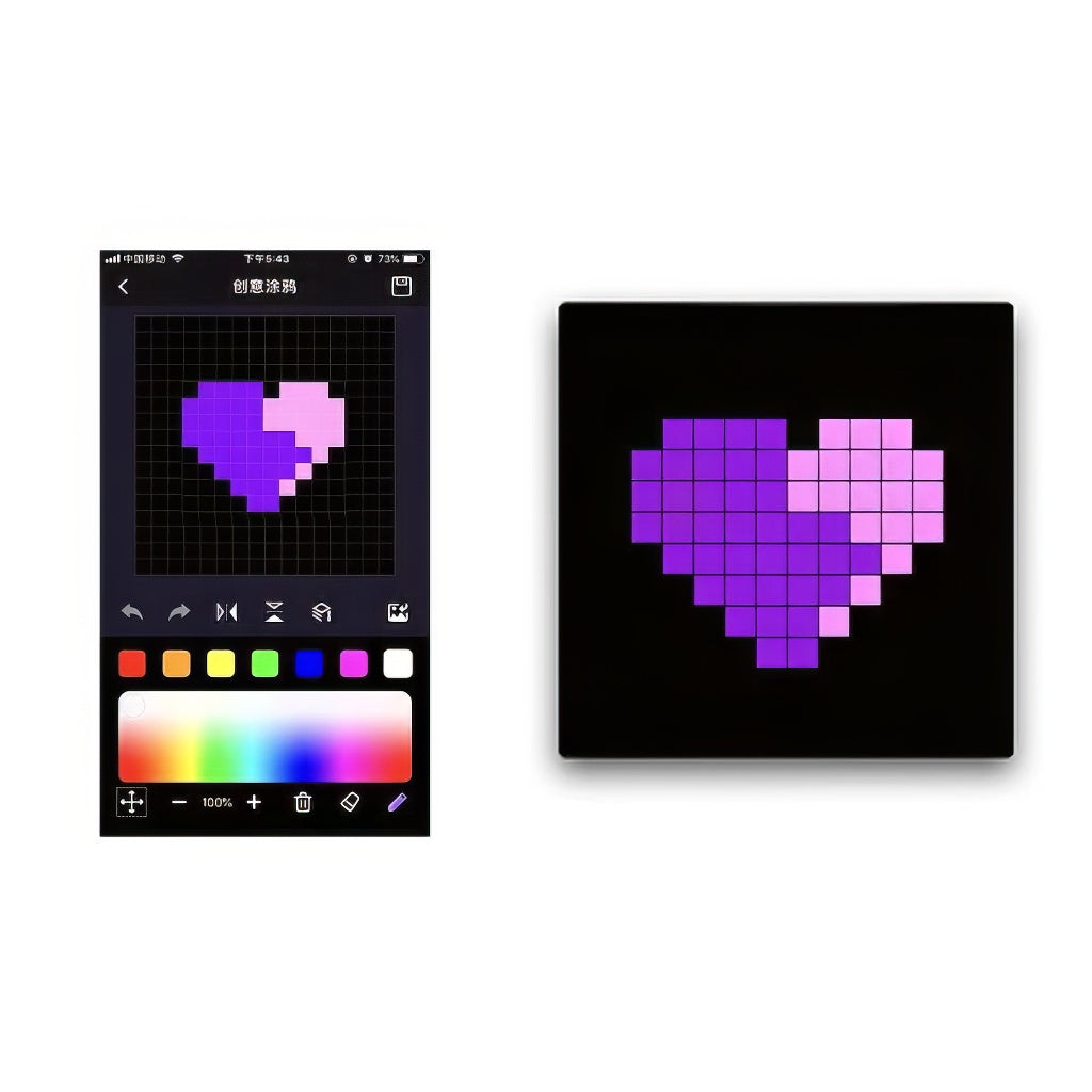 PixelCraft Smart LED Display | Individuelle Animationen & Leuchtanzeigen | Kreative Deko für Zuhause