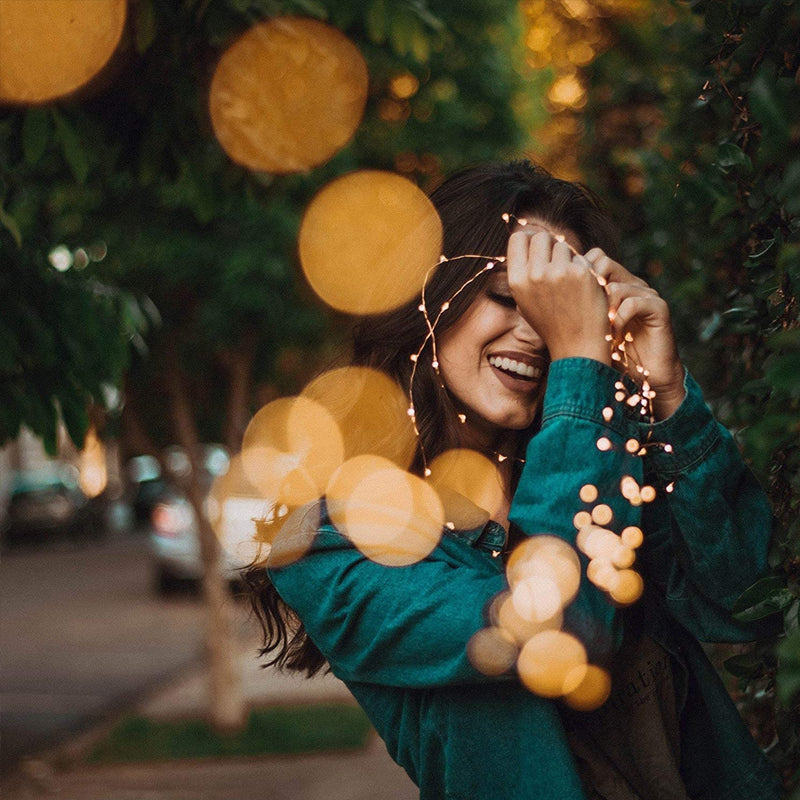 LumenVibe Solar Lichterkette für Außen | Wasserdicht | Solar-Gartenbeleuchtung | Stimmungsvolle Dekoration