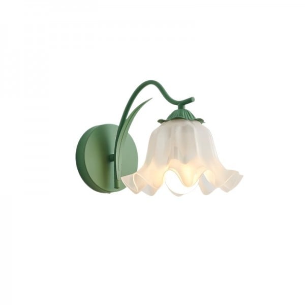 AuroraPetal Französische Retro Wandlampe | Blumen-Design | Romantische Beleuchtung für Garten & Terrasse