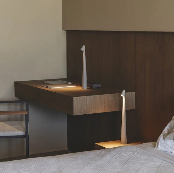 LuminoLite Tragbare LED Tischleuchte | Kabellose Stimmungs- und Leselampe | Perfekt für Innen und Außen | Deko für Zuhause und Büro