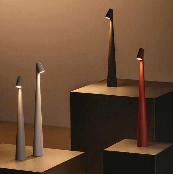 LuminoLite Tragbare LED Tischleuchte | Kabellose Stimmungs- und Leselampe | Perfekt für Innen und Außen | Deko für Zuhause und Büro