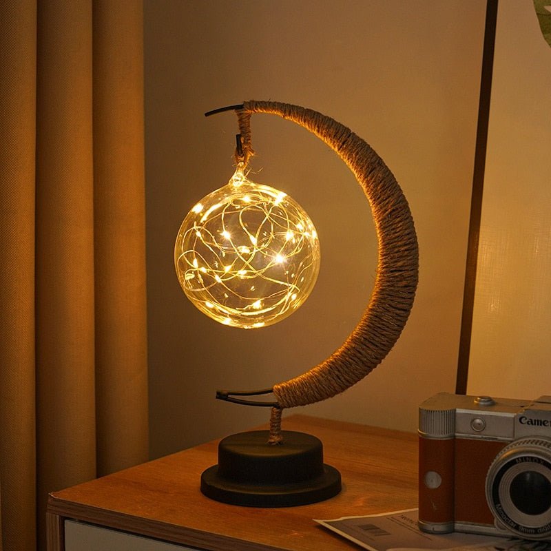 LunaLite Mondlampe | 3D LED Lampe in Mond-Design | Kabellos & Dimmer | Stimmungslicht für Zuhause