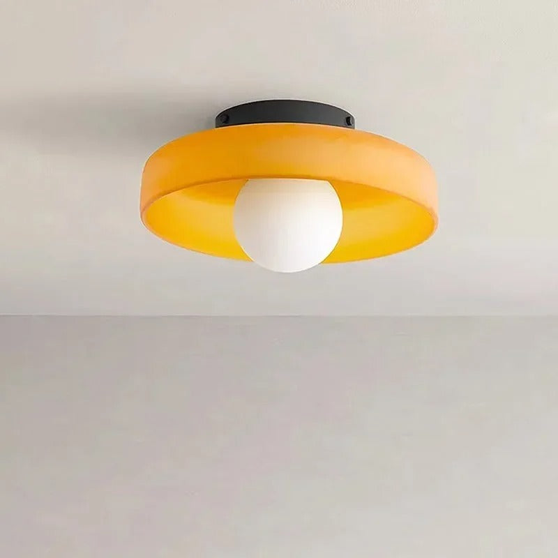 LumeSphere Glas Deckenleuchte | Elegantes Lichtdesign | Zeitlose Beleuchtung für Jeden Raum