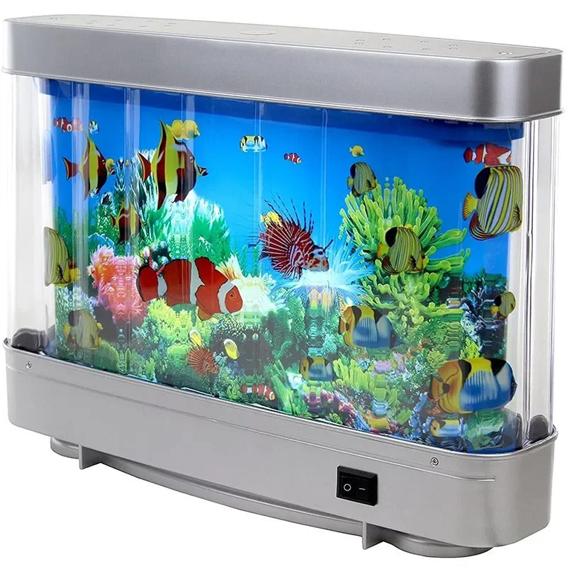 OceanVibe Retro Design Aquarium Lampe | LED Stimmungslicht | Dekorative Beleuchtung